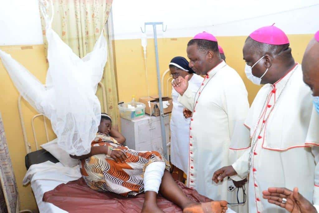 Bishop Jude Arogundade visits survivor of 2022 attack