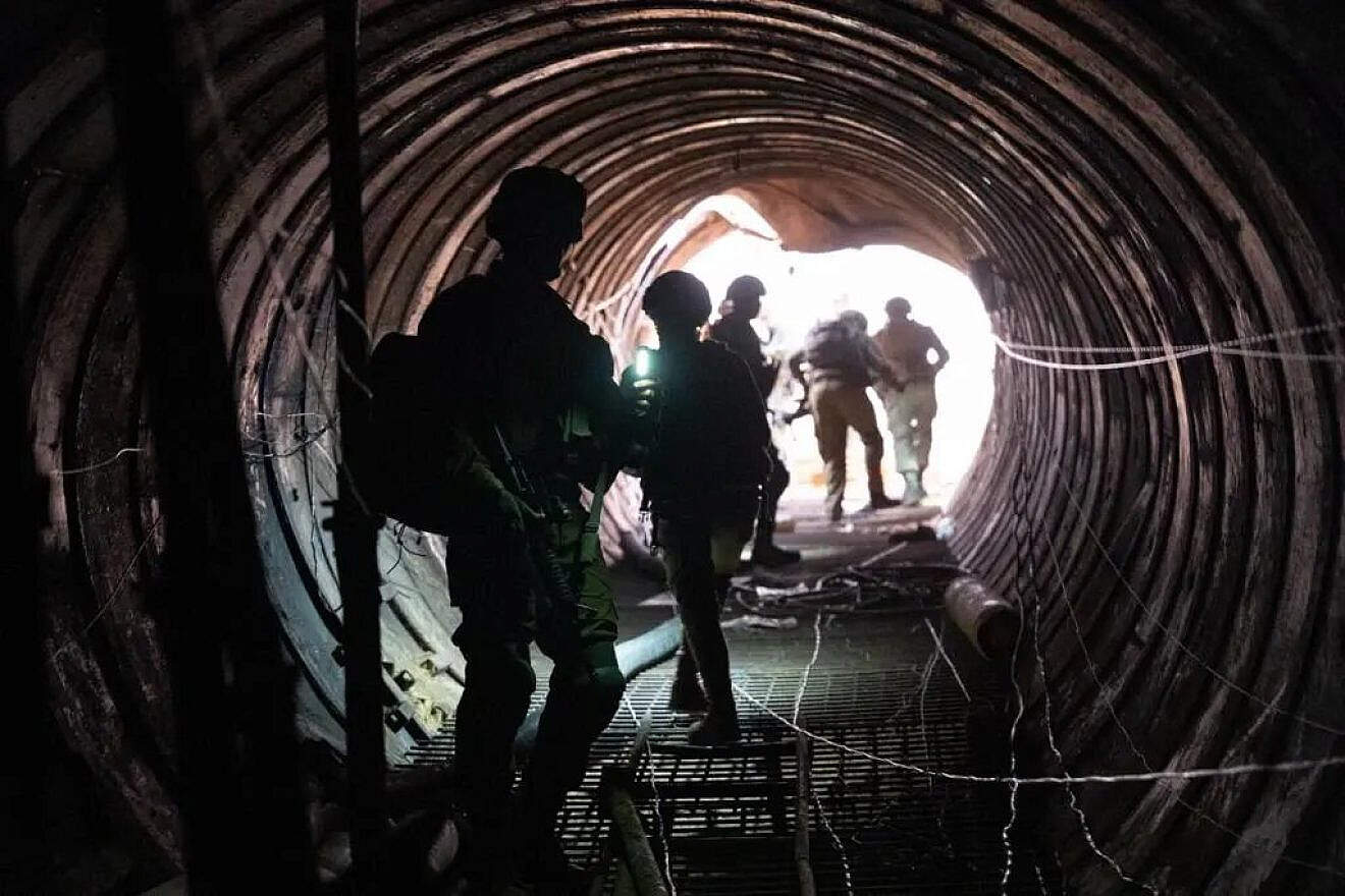 Hamas tunnel IDF photo