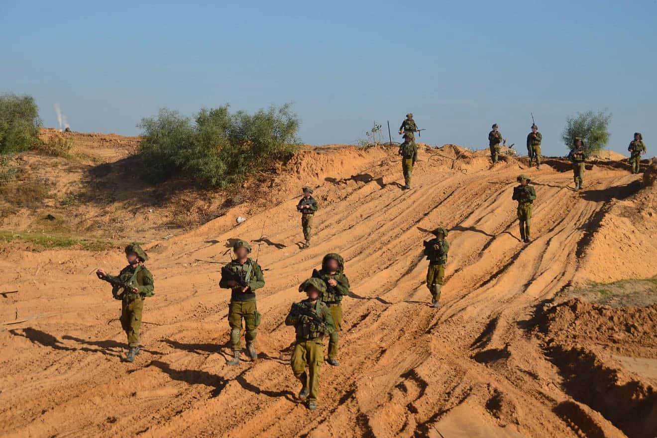 Israeli troops ion Gaza IDF photo
