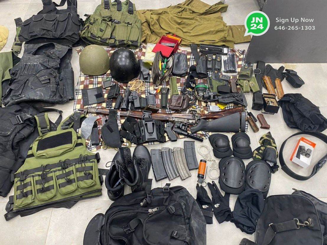 Hamas weapons captured in West Bank 10 2023
