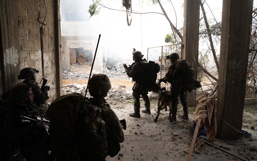 Israeli troops Khan Younis IDF photo