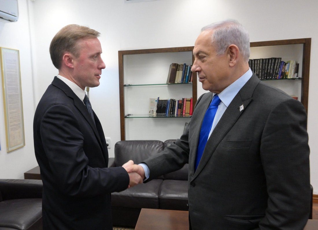Jake Sullivan and PM Benjamin Netanyahu Israeli government photo