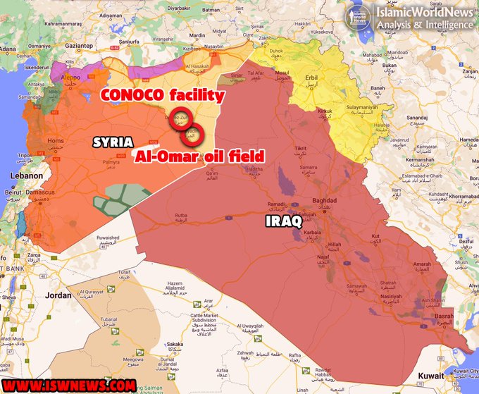 Map of Syria Iraq terrorist strikes
