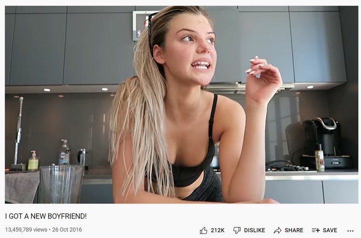 'I got a new boyfriend' video Youtube