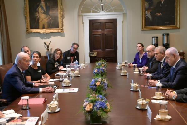 Biden and Netanyahu at White House GPO photo