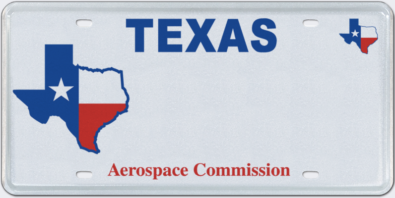 Aerospace texas plate wikimedia