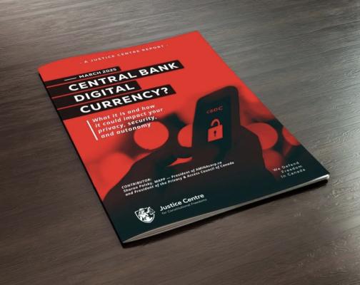 Cover of the report "Central Bank Digital Currency"