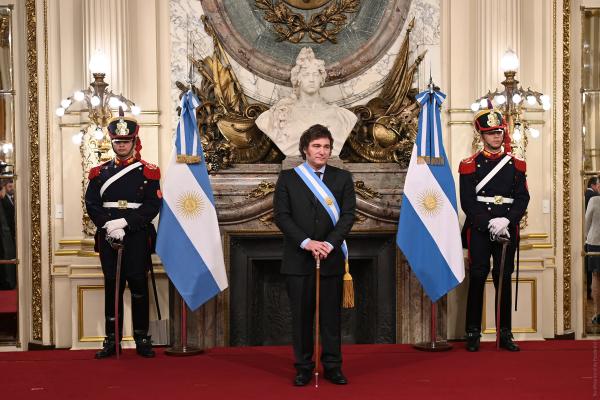 Javier Milei inauguration wikimedia