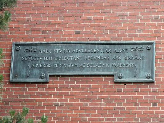 Boston Latin School plaque wikimedia