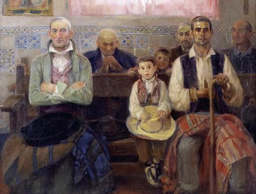 Mass in chapel Jose Benlliure wikimedia