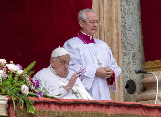 Pope Francis blessing