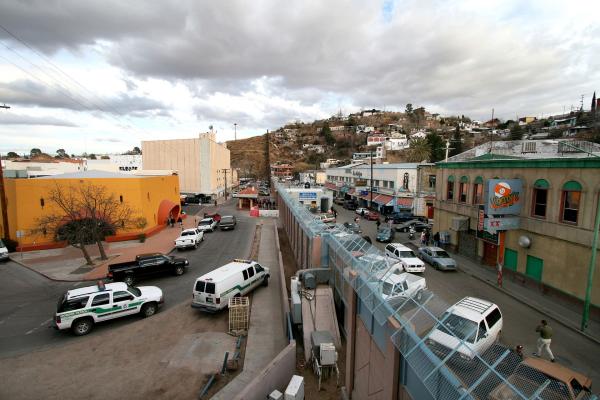 US Mexico border Nogales Wikimedia