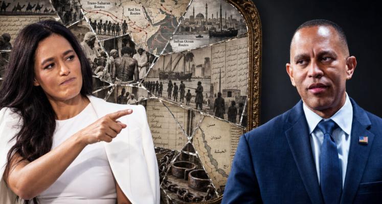 Rula Jebreal and Hakeem Jeffries