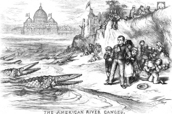 Thomas Nast cartoon Blaine Amendment