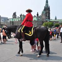 Mountie at Canadian Parliament