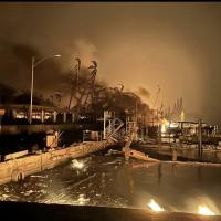 Maui Wildfire 2023 via USCG