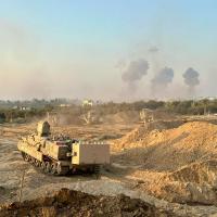 IDF armor and bulldozers