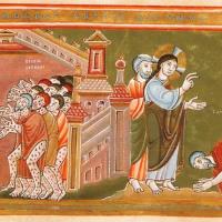 Codex Aureus Cleansing of the Ten Lepers Wikimedia