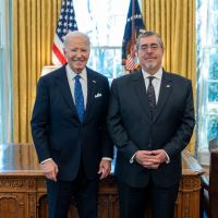 Biden and Arevalo White House photo