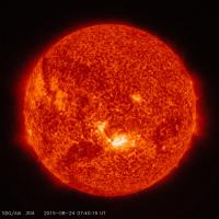 Solar flare NASA photo