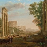 Capiccio Roman forum in ruins