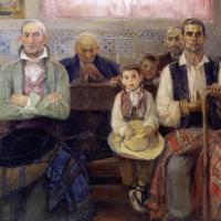 Mass in chapel Jose Benlliure wikimedia