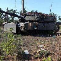 Ukrainian burned out tank wikimedia