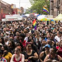 NYC Gay Pride festival La Guardia and Wagner Archives wikimedia