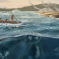Brazilian whale hunting 3000 BC