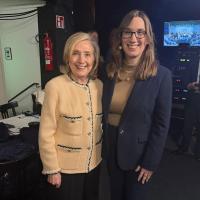 Hillary Clinton and Rep Sarah McBride