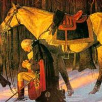 George Washington praying