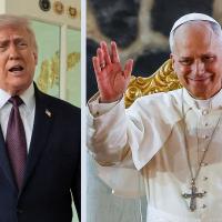 Pope Leo and Trump