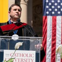 Msgr. James Shea at Catholic University