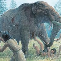 Hunting mastadon Credit Ed Jackson CC by NC