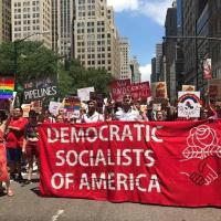 Democratic Socialists of America on parade