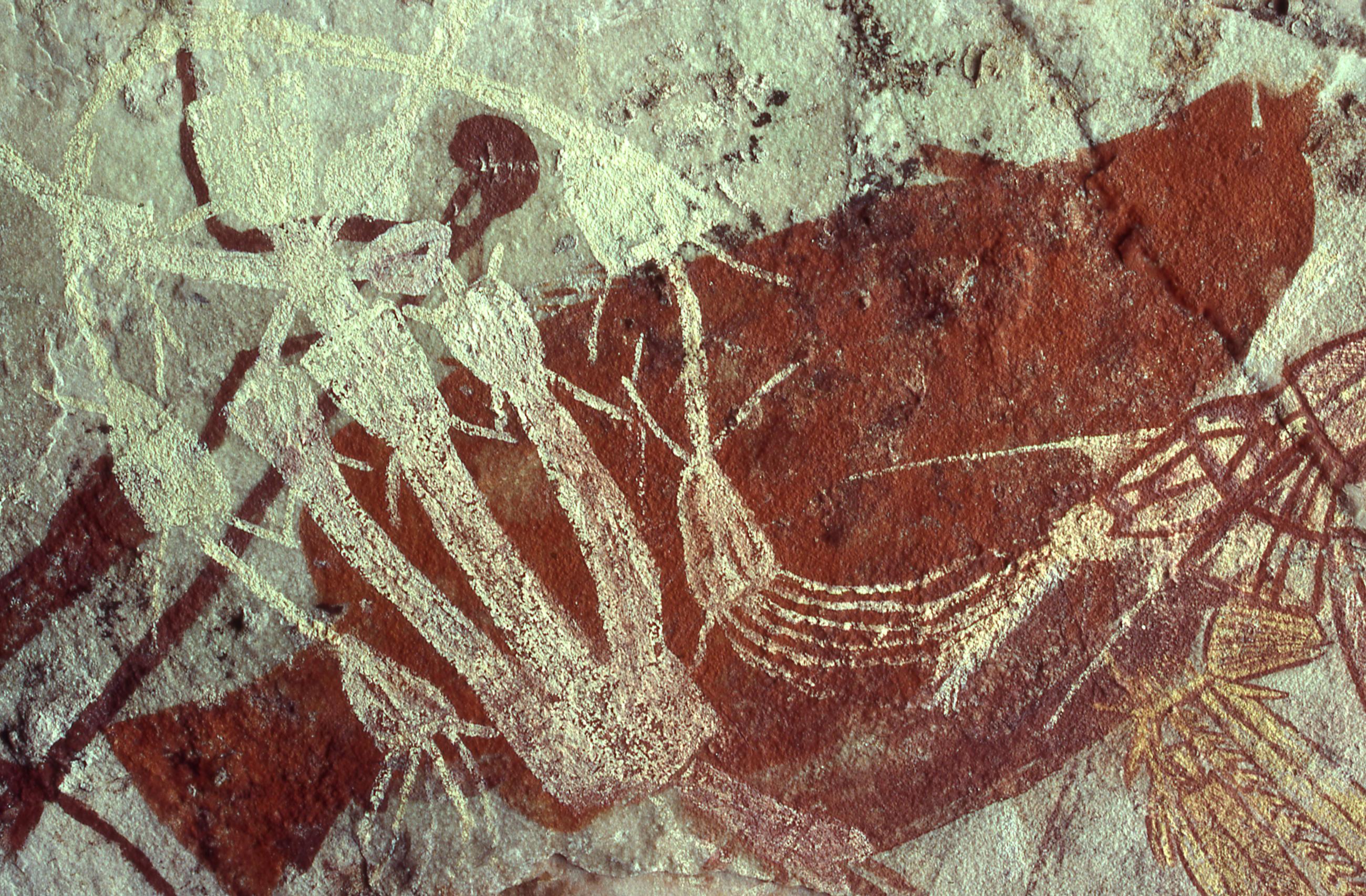 Jabiru aboriginal Australian painting