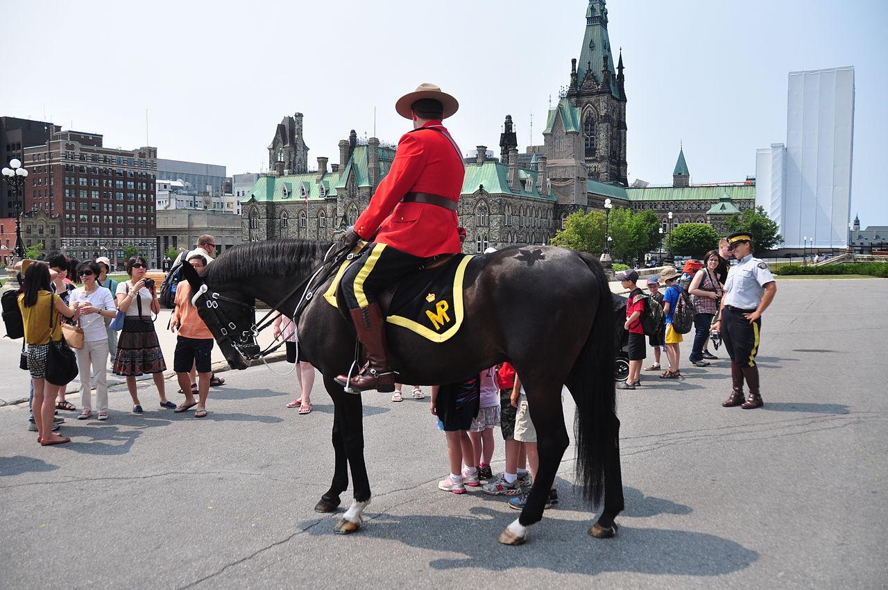 Mountie at Canadian Parliament