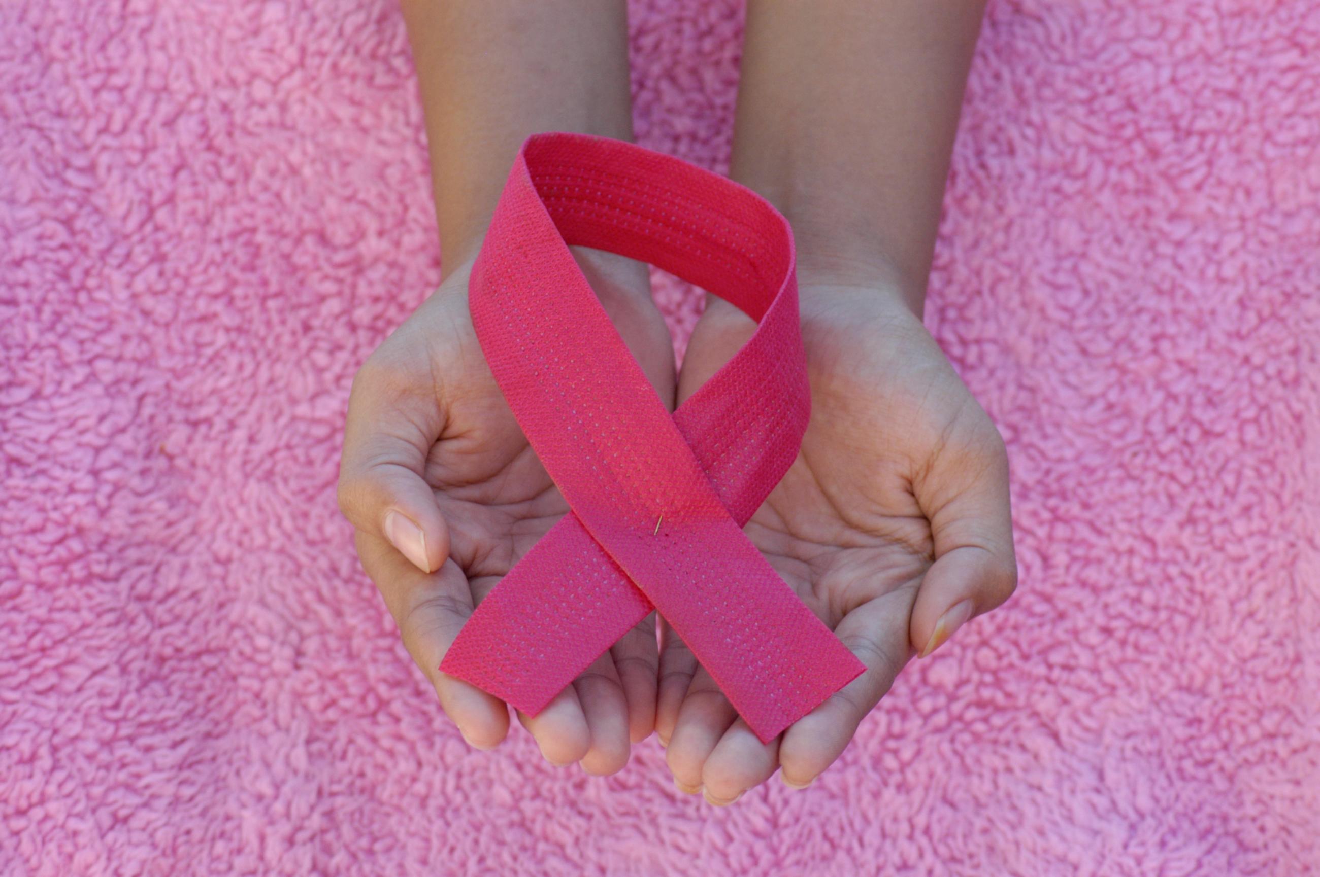 Breast cancer ribbon credit Angiola Harry Unsplash