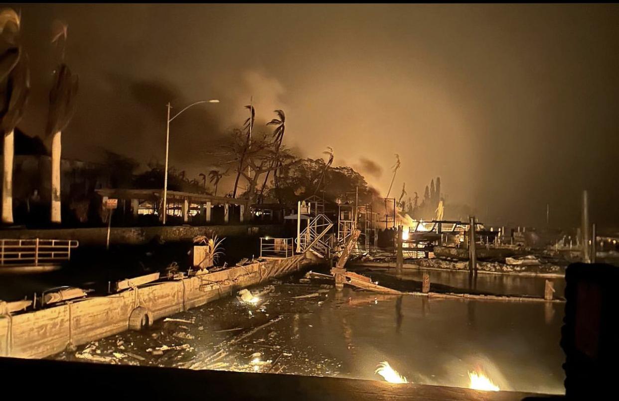 Maui Wildfire 2023 via USCG