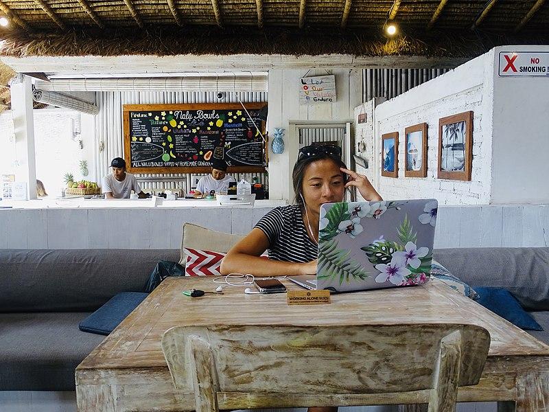 Global work from home. Credit: Dominika Miazek CC