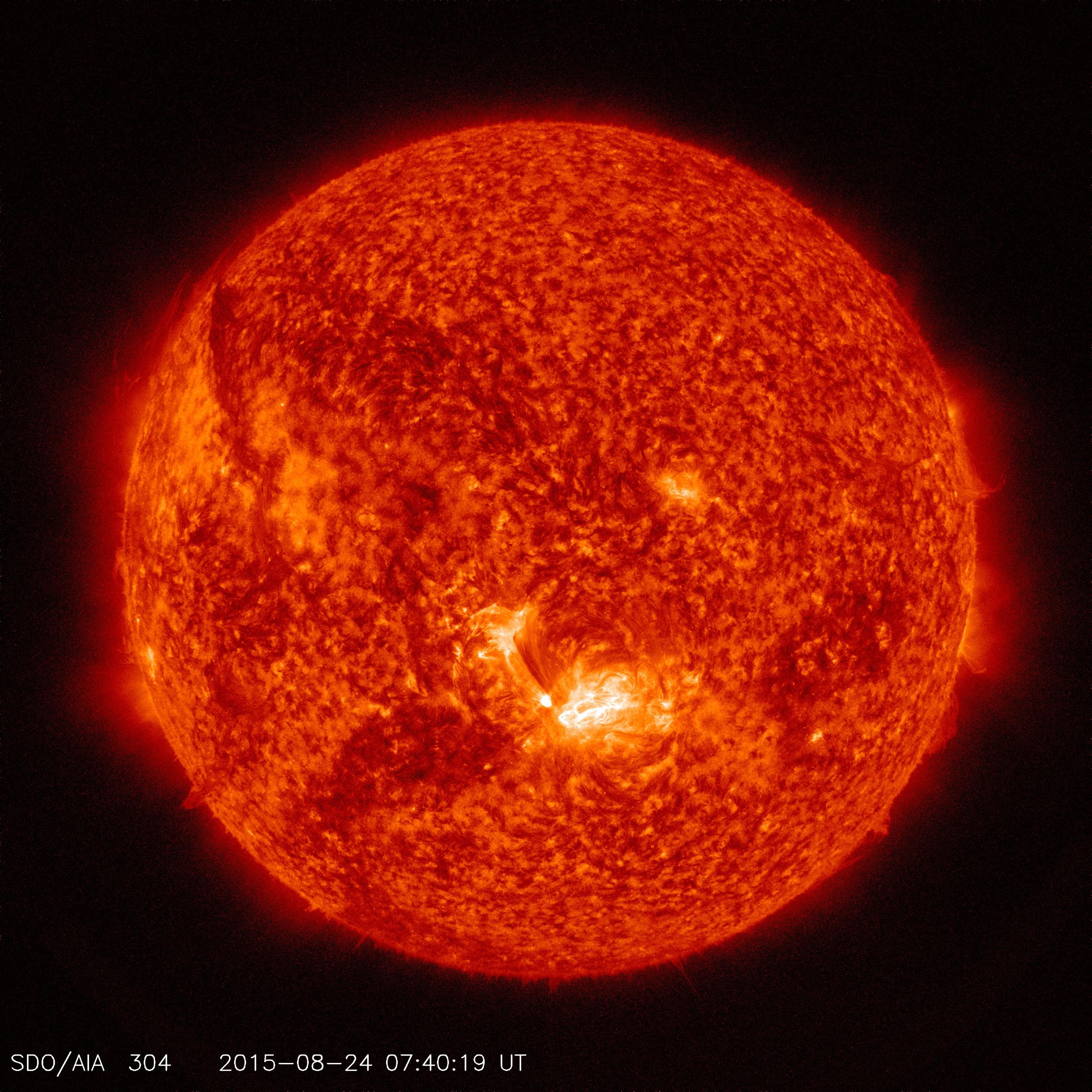 Solar flare NASA photo