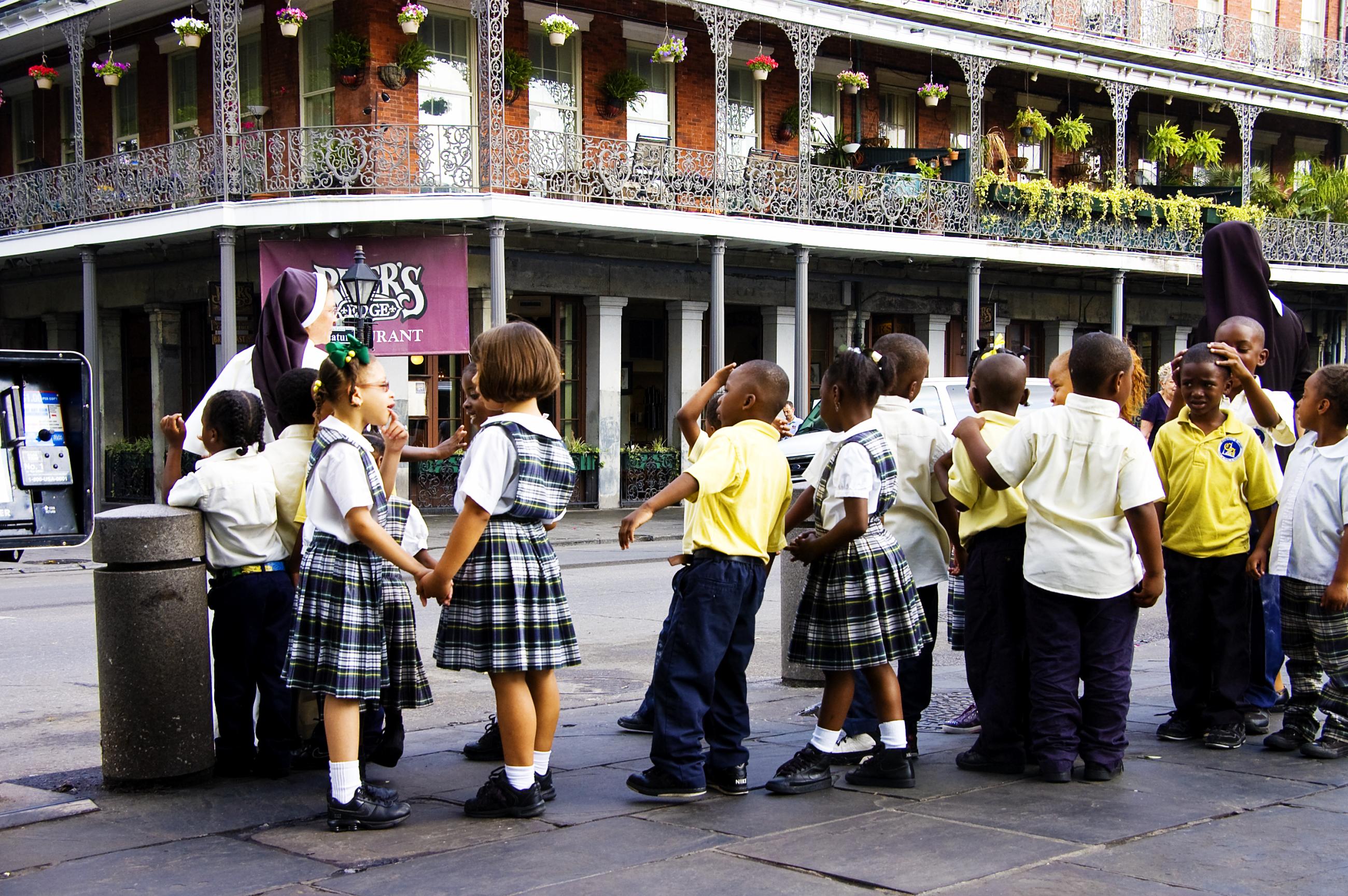 Catholic school kids New Orleans