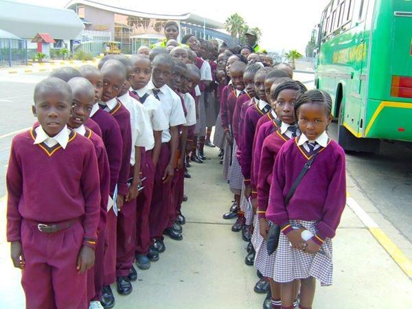 Namibian school children wikimedia commons