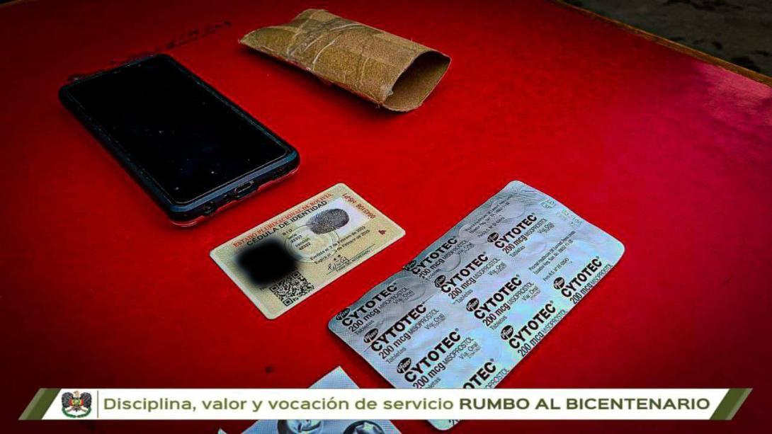 Pastillas abortivas Bolivia policia