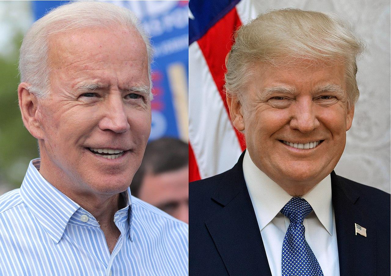 Biden and Trump wikimedia