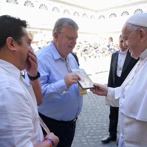 Ricardo Grzona and Pope Francis