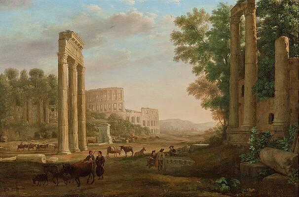 Capiccio Roman forum in ruins