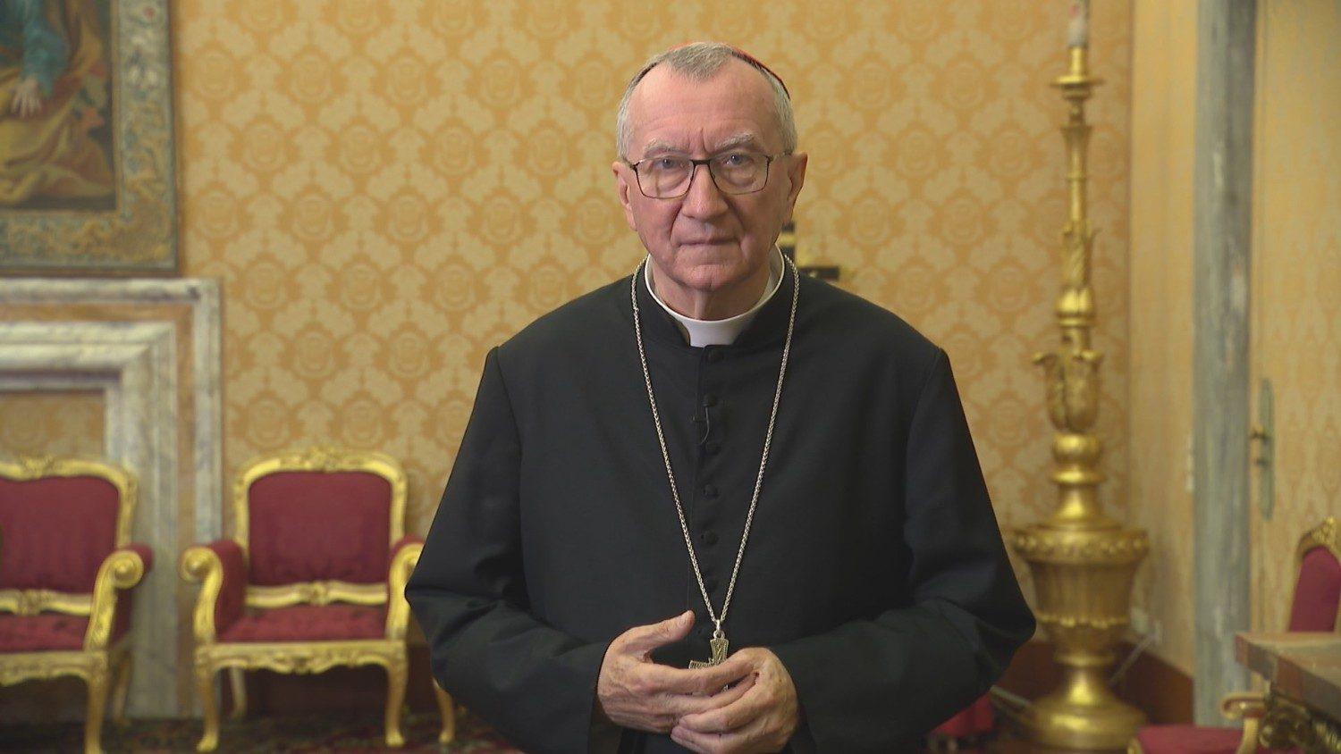 Pietro Parolin screen capture