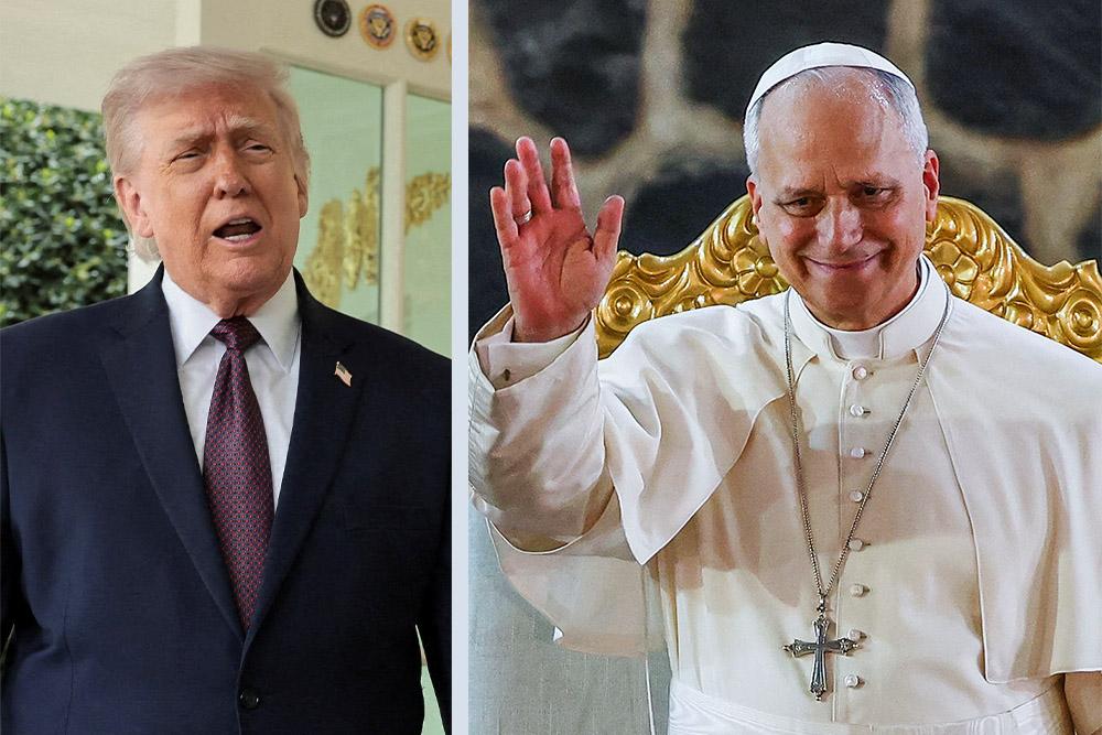 Pope Leo and Trump