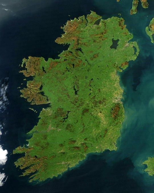 Ireland from space
